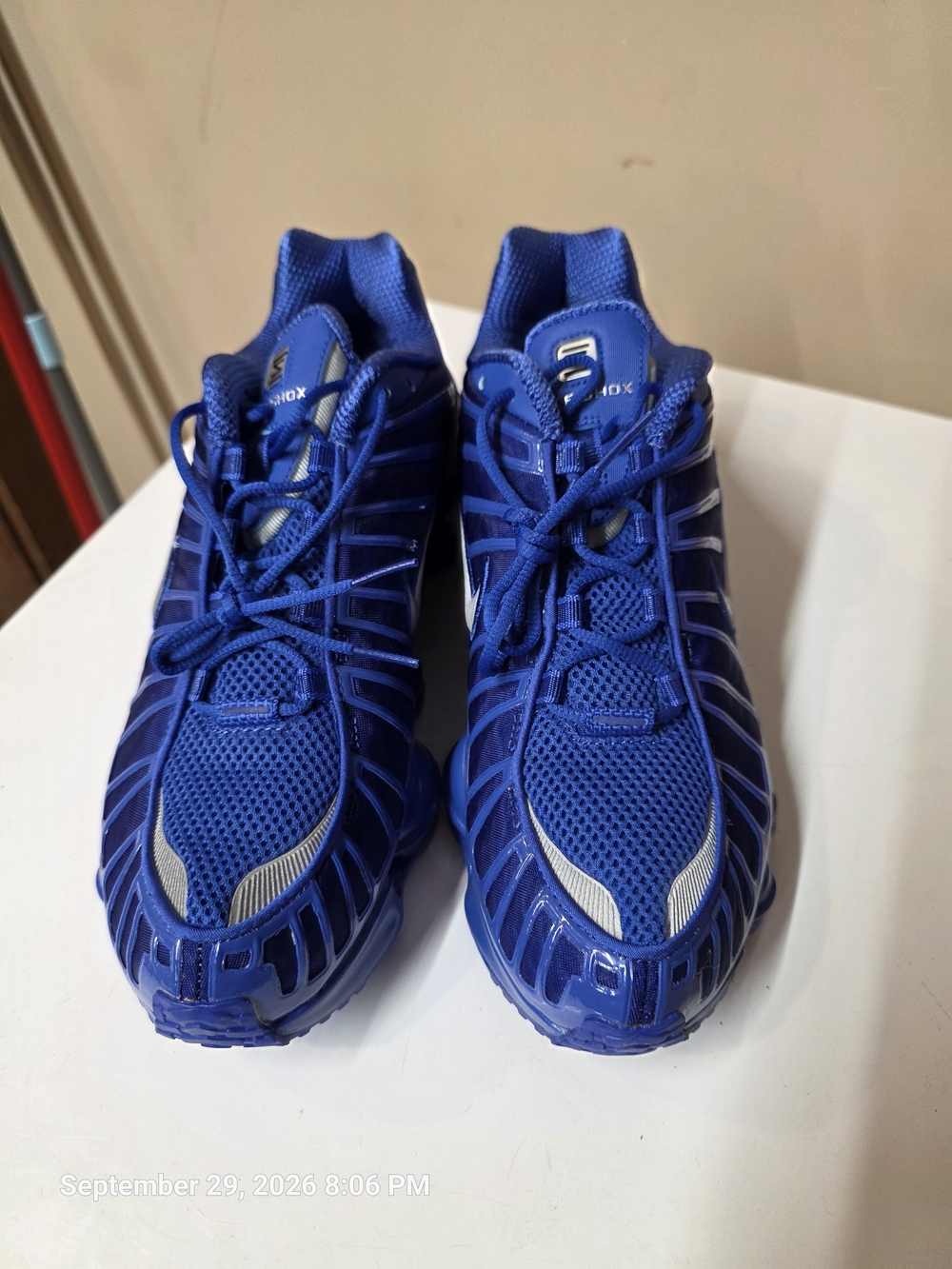Nike Shox TL Men's 10.5 Blue Athletic Running Shoes